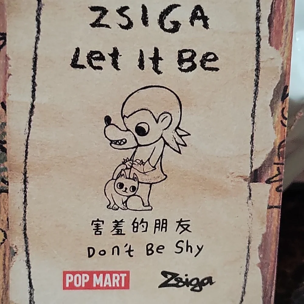 Pop Mart Zsiga Let it Be Series Confirmed ~Don't Be Shy~ Character